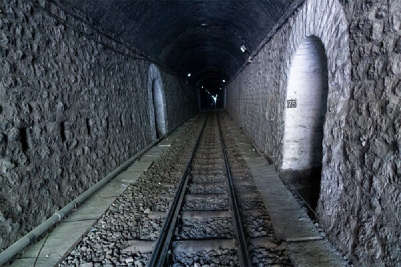 inside barog's tunnel