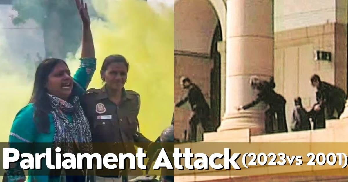 parliament attack 2023 and 2001