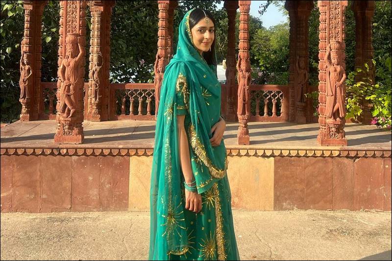 princess gauravi kumari in traditional dress